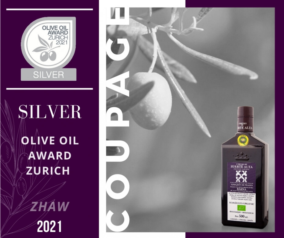 Coupage Natural galardonado en Olive Oil Award Zurich 2021